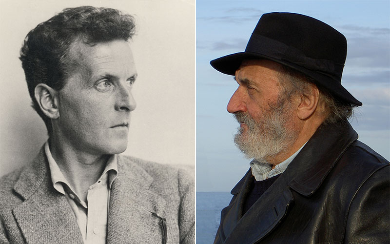 Ludwig Wittgenstein, Photo: Moritz Nähr, Austrian National Library Wolfgang Hollegha, Photo: Estate of the artist